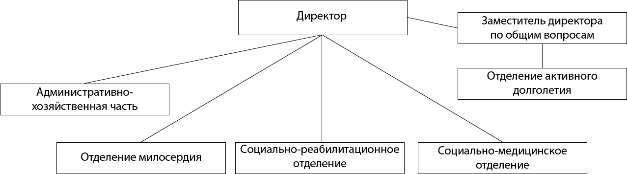 Структура ГБУ «Выксунский дом-интернат для престарелых и инвалидов»