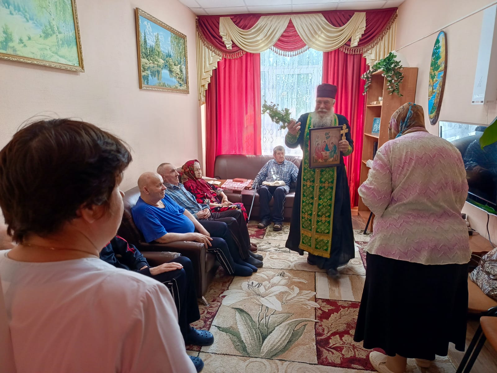 Посещение священником филиала с. Стексово