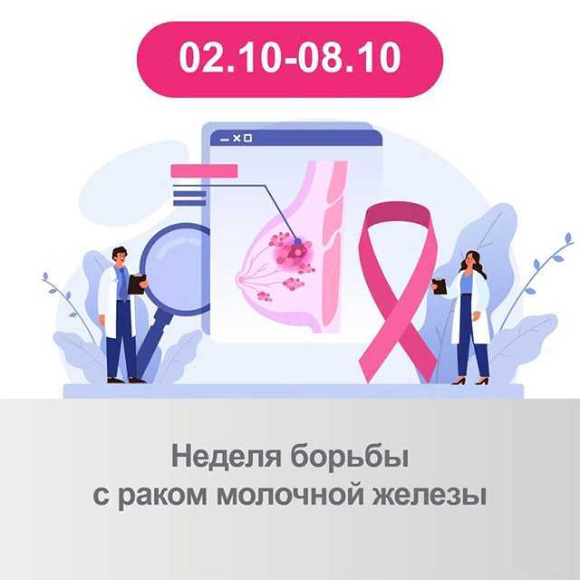 Месяц борьбы с раком молочной железы
