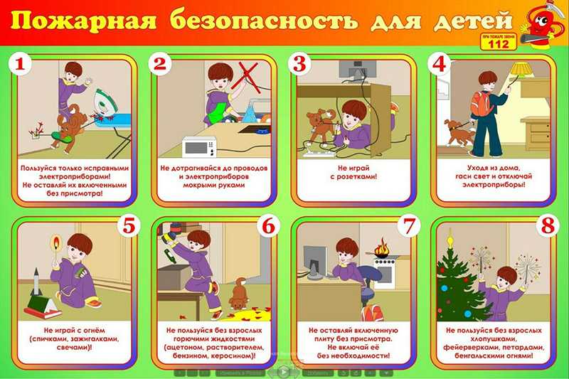 Детям об огне