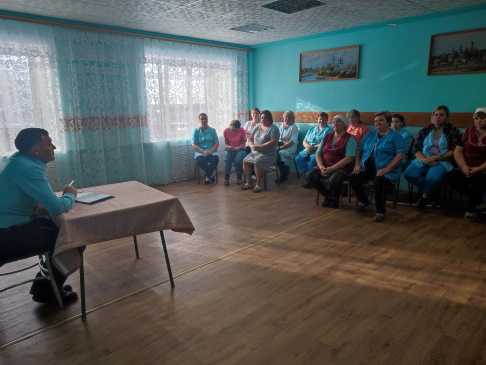 Проведен внеплановый противопожарный инструктаж