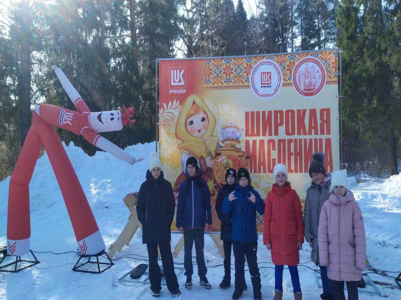 Масленица в лесу