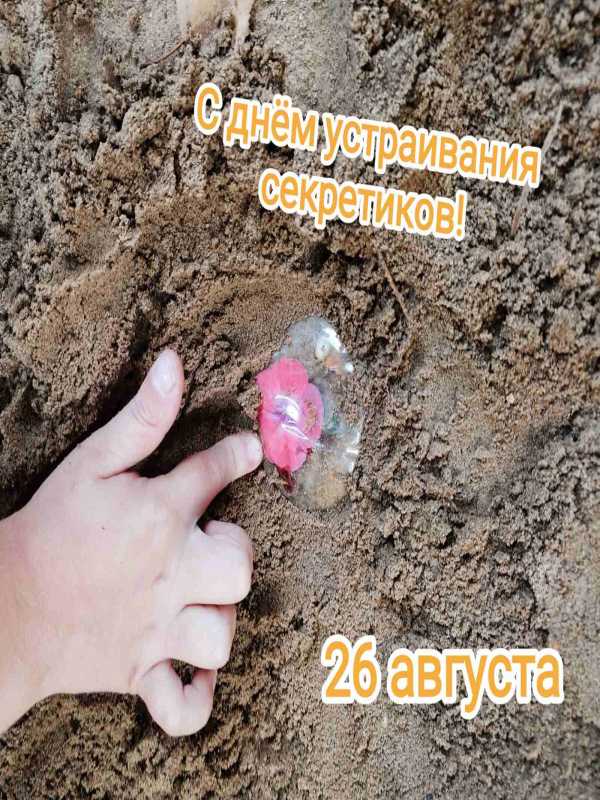 День устраивания секретиков.