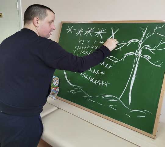 Занятие по арт-терапии «Рисование свечой»