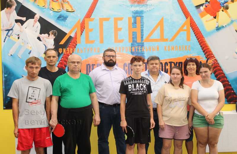 Областной турнир по настольному теннису.