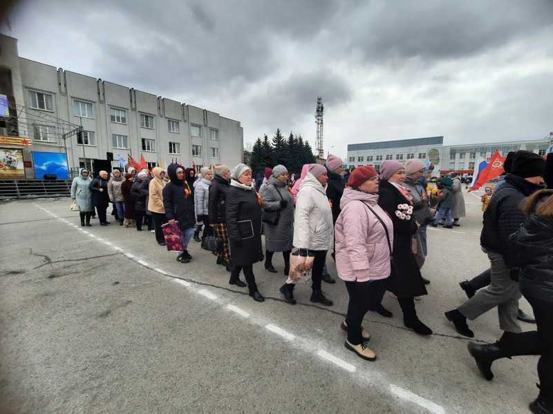 Сотрудники нашего учреждения приняли участие в торжественном митинге