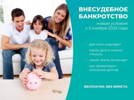 Внесудебное банкротство.