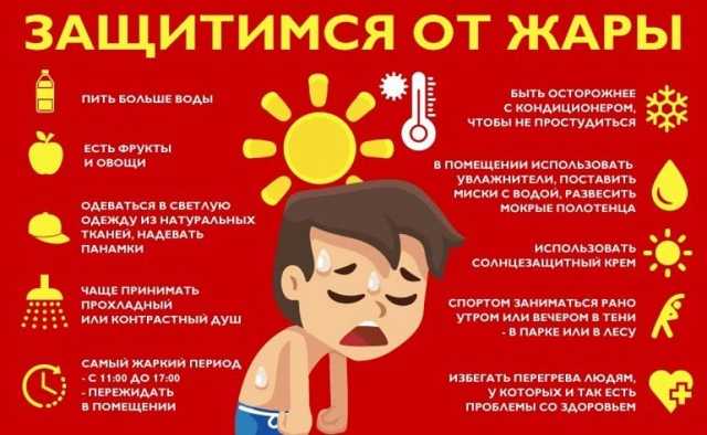 «Тепловой удар, первая помощь при перегревании»