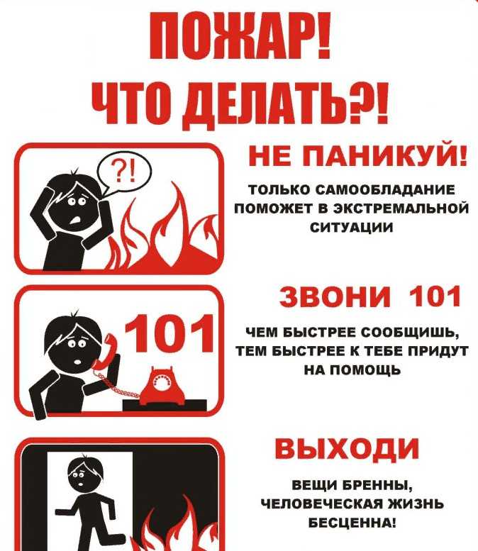Пожар! Что делать?
