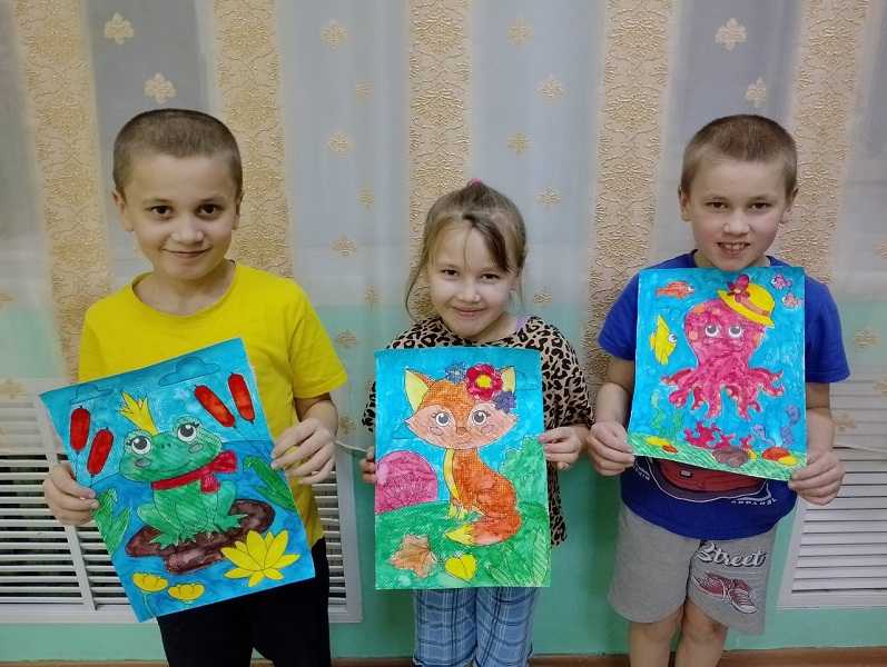 Раскрашивание водой