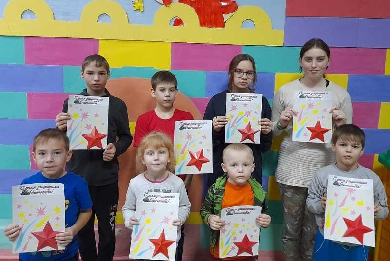 Изготовление поздравительных открыток для участников специальной военной операции