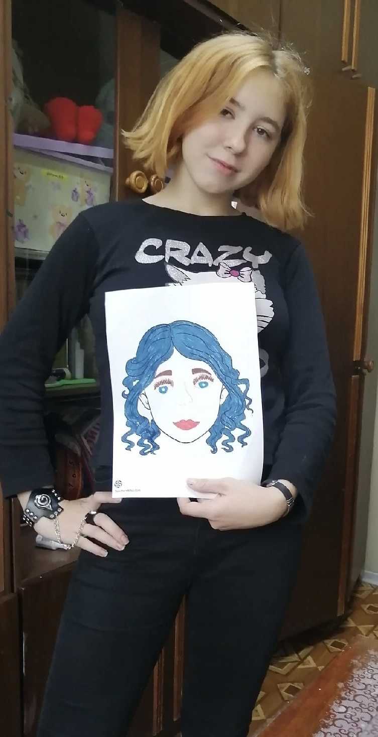 Портрет мамы.