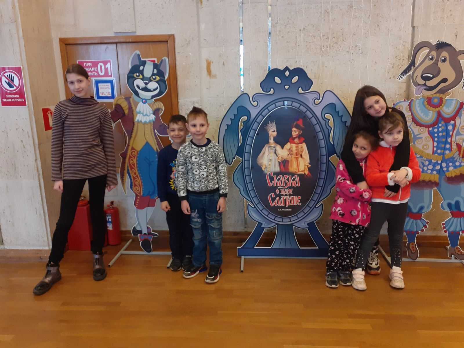 Ребята побывали в кукольном театре