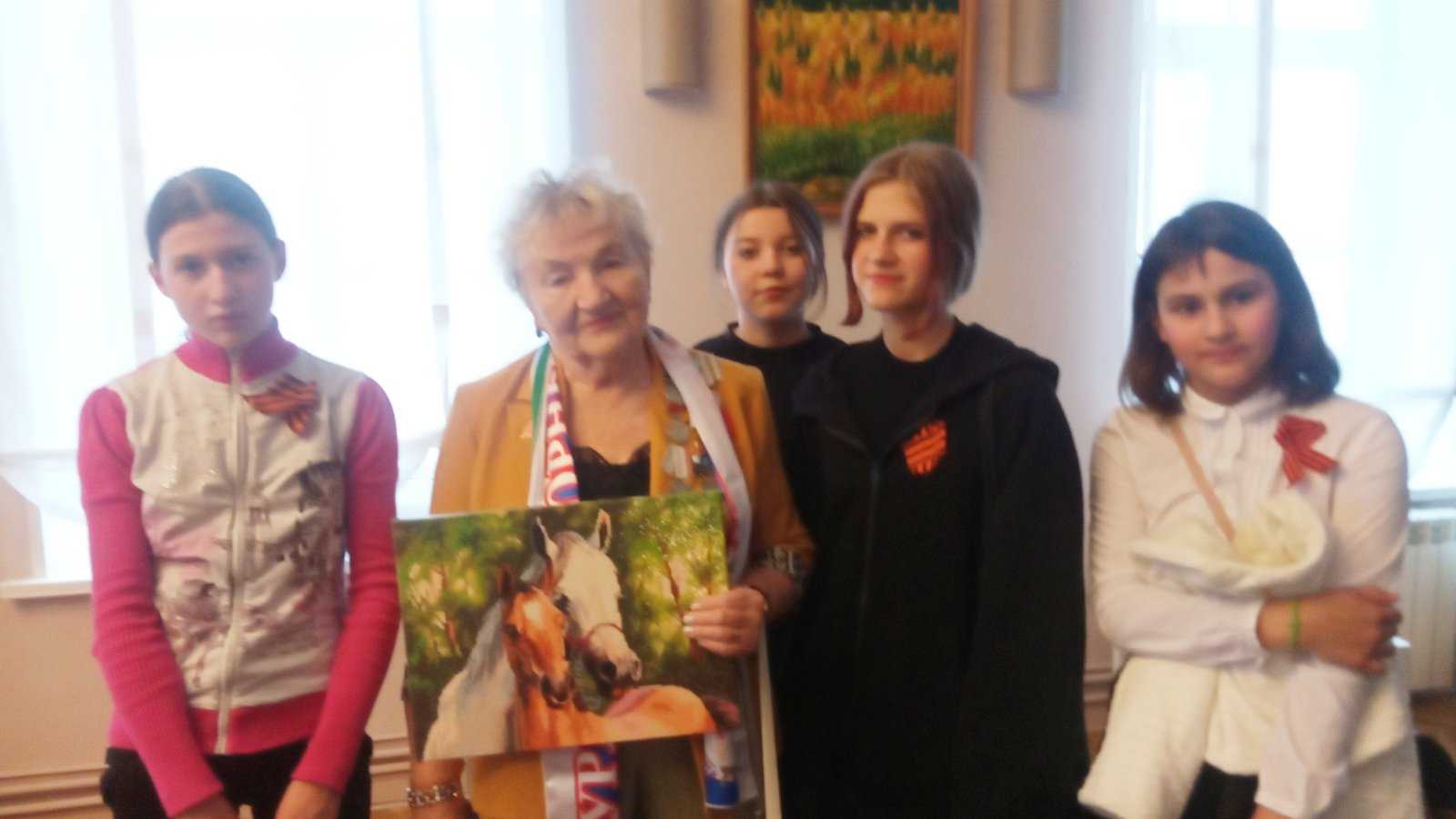 Ребята встретились с руководством и активом Свердловского совета ветеранов