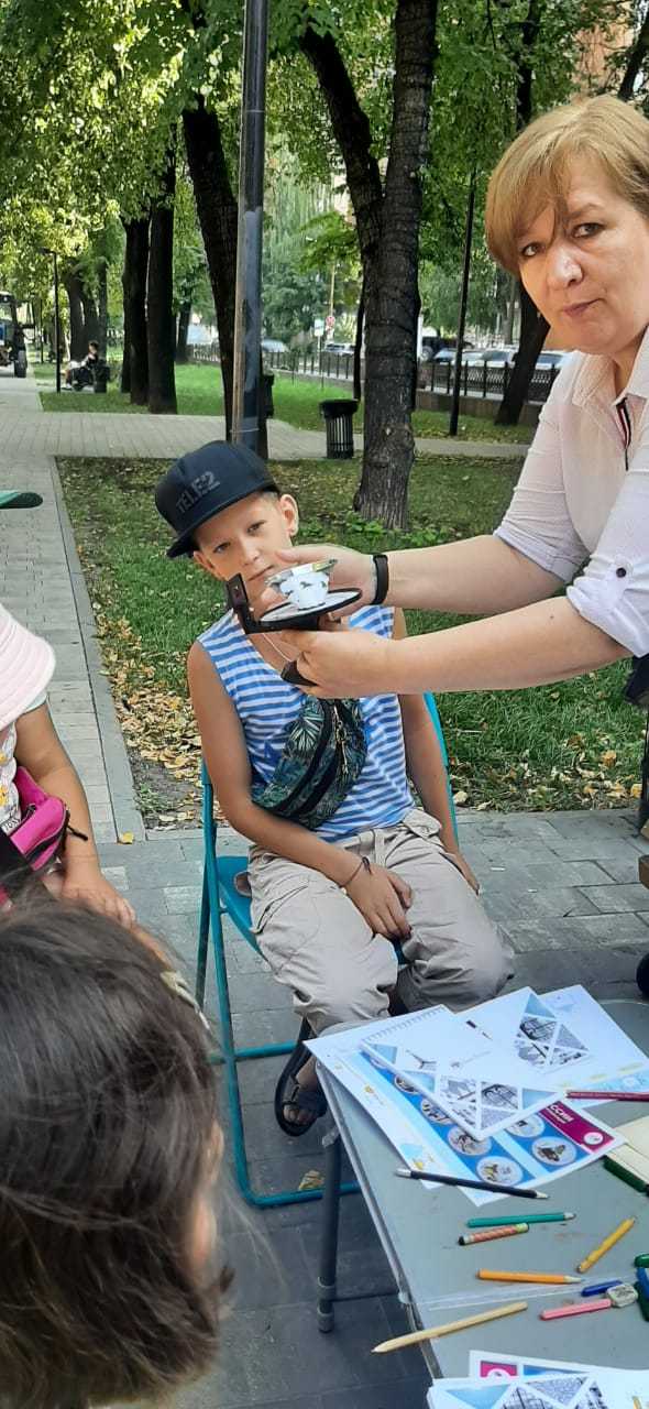 «День российского кино в « Читающем сквере»
