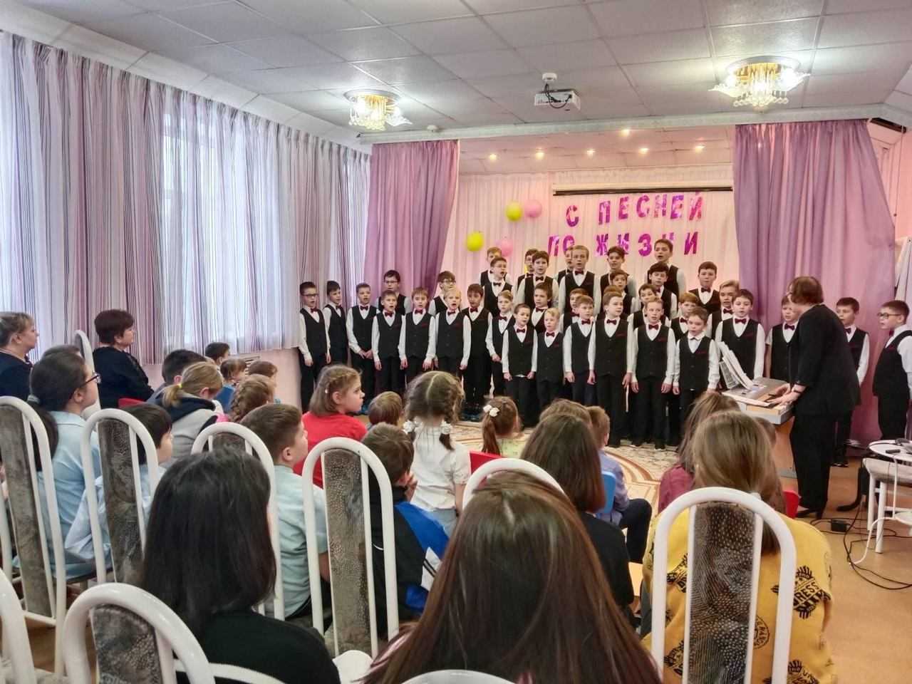 У нас в гостях побывал хоровой коллектив