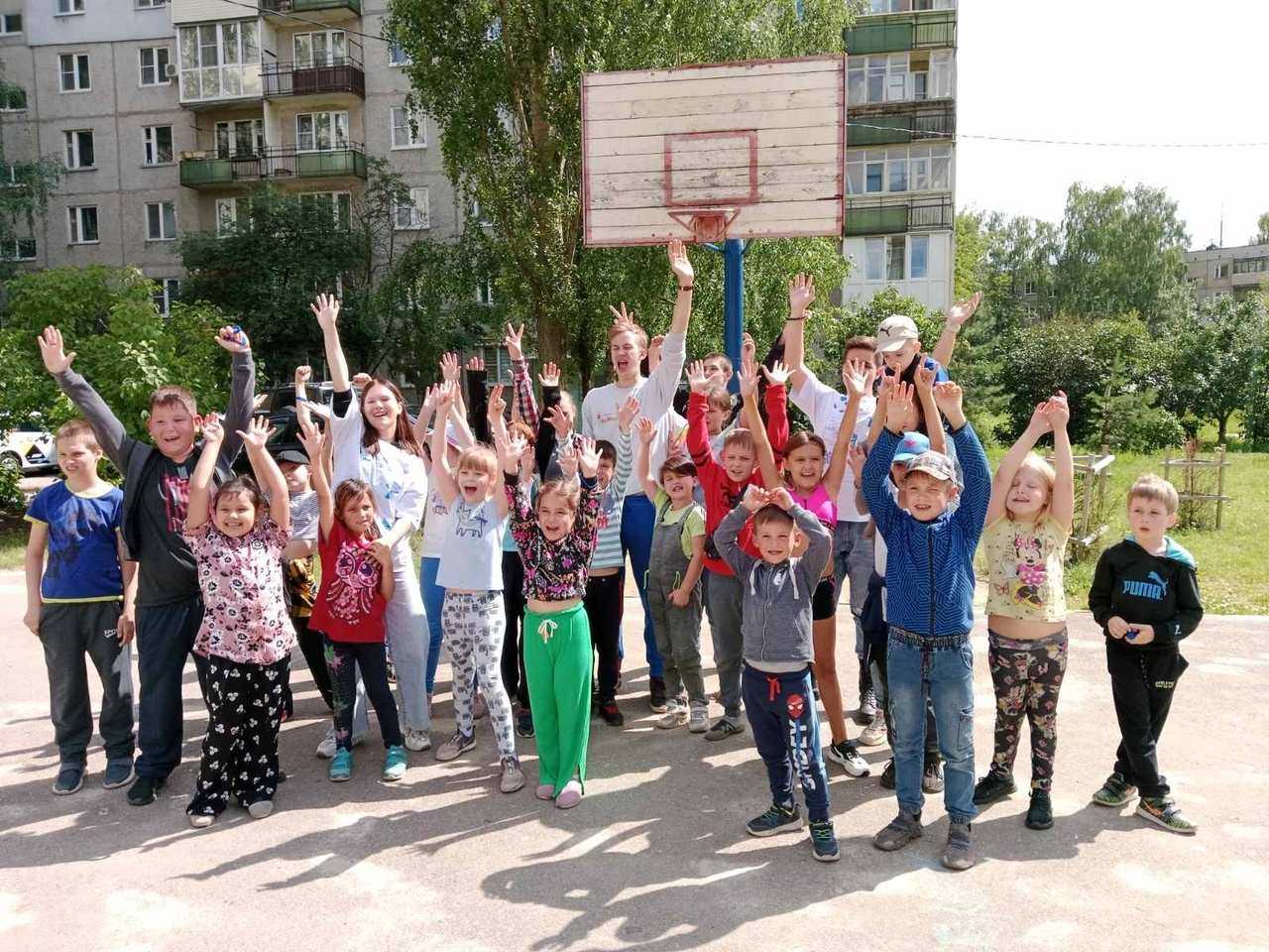 Ребята приняли участие в игровой программе 
