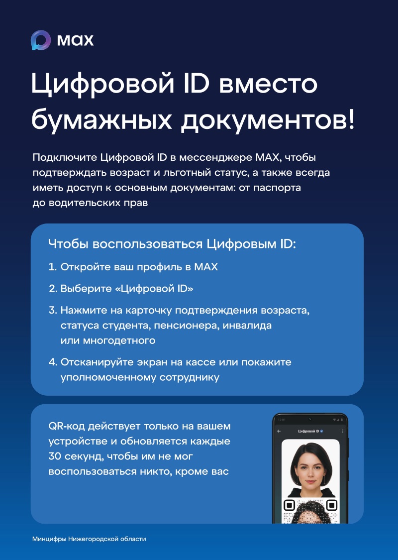 Цифровой ID в мессенджере МАХ 