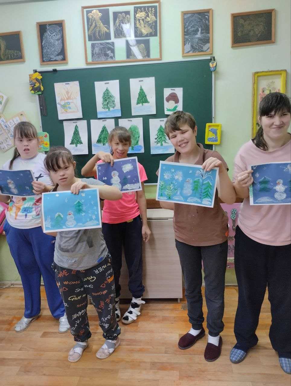 Зимний пейзаж.