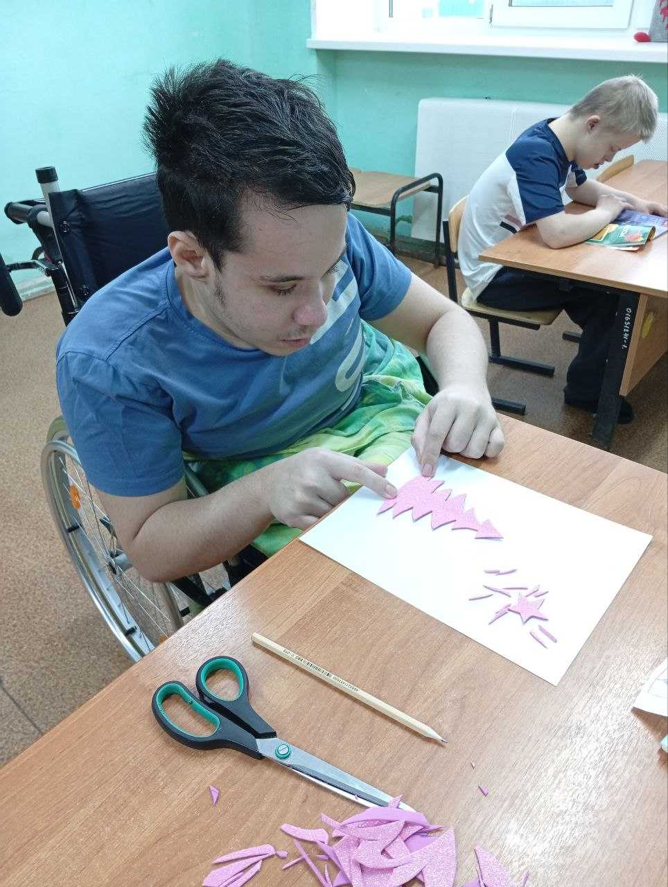 Рождественская открытка.